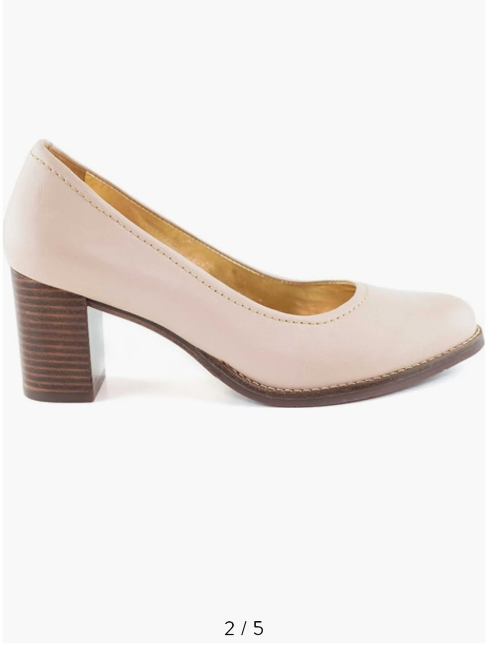 Marc Joseph New York Nyc Pump -nude Napa- Size 8 1/2 - Picture 11 of 11